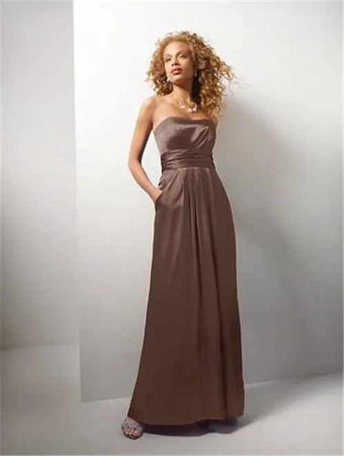 100% PURE SILK SATIN FABRIC 80 GRAMS TAUPE colour 44&quot; wide