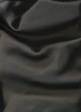 100% Silk Satin fabric 44&quot;-black 60 gms