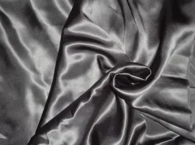 80 GRAM SILK SATIN CHARCOAL GREY 44&quot;