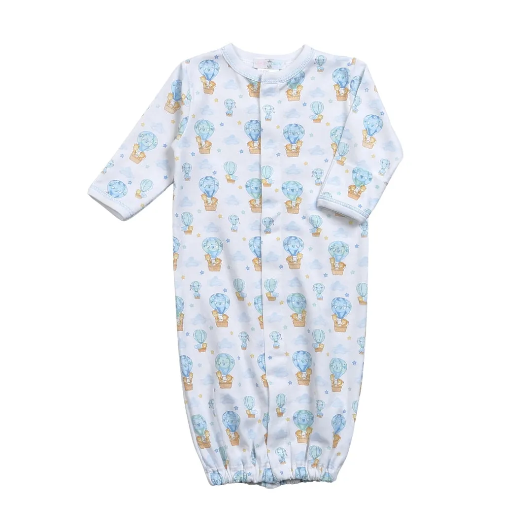 Blue Air Balloons Pima Converter Gown