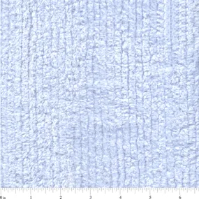 Blue Cotton Chenille Bolt Fabric