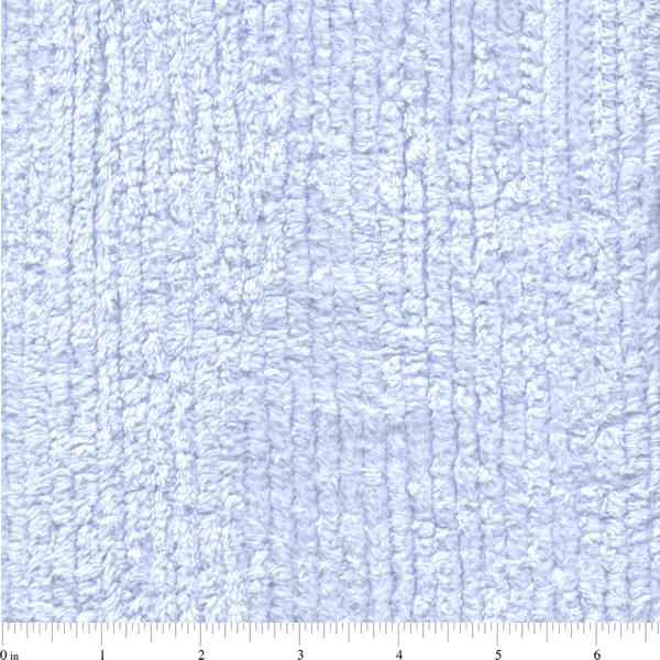 Blue Cotton Chenille Fabric