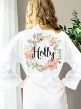 Bridelily Personalized Floral Bride & Bridesmaids Robes