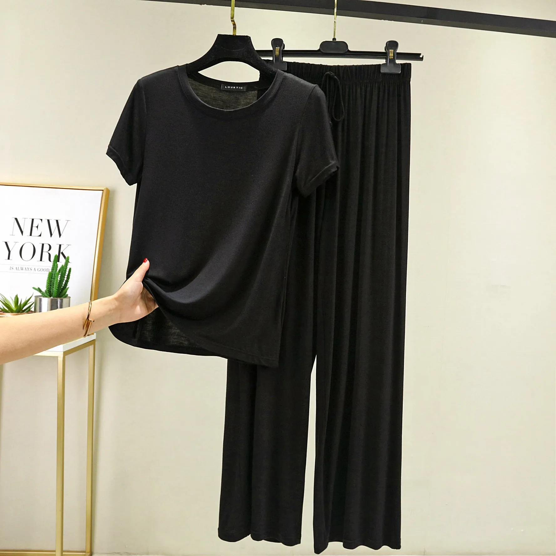 Classic T-Shirt Modal Fabric Pajamas