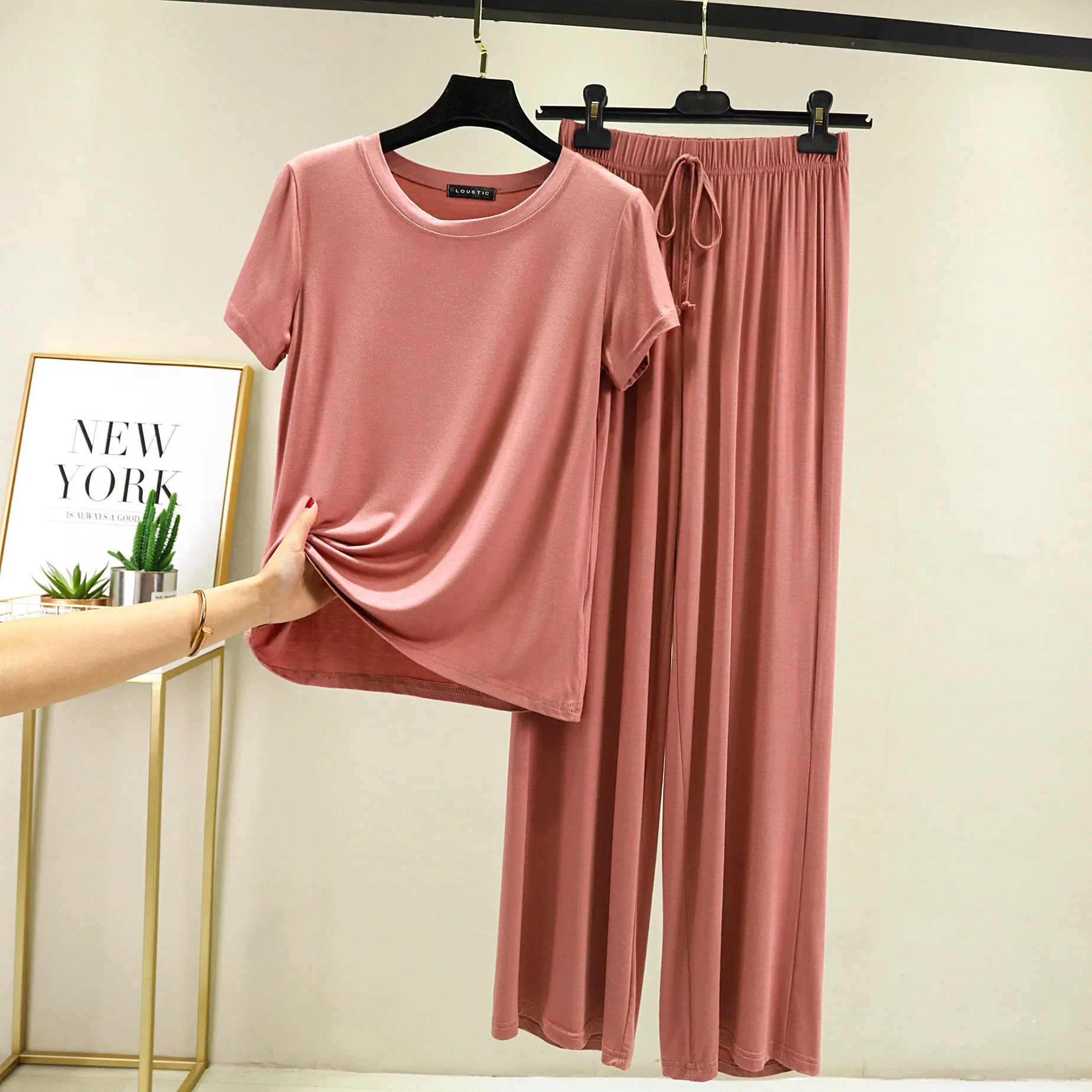 Classic T-Shirt Modal Fabric Pajamas