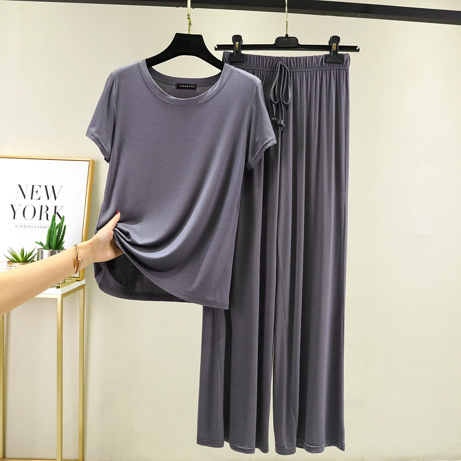 Classic T-Shirt Modal Fabric Pajamas