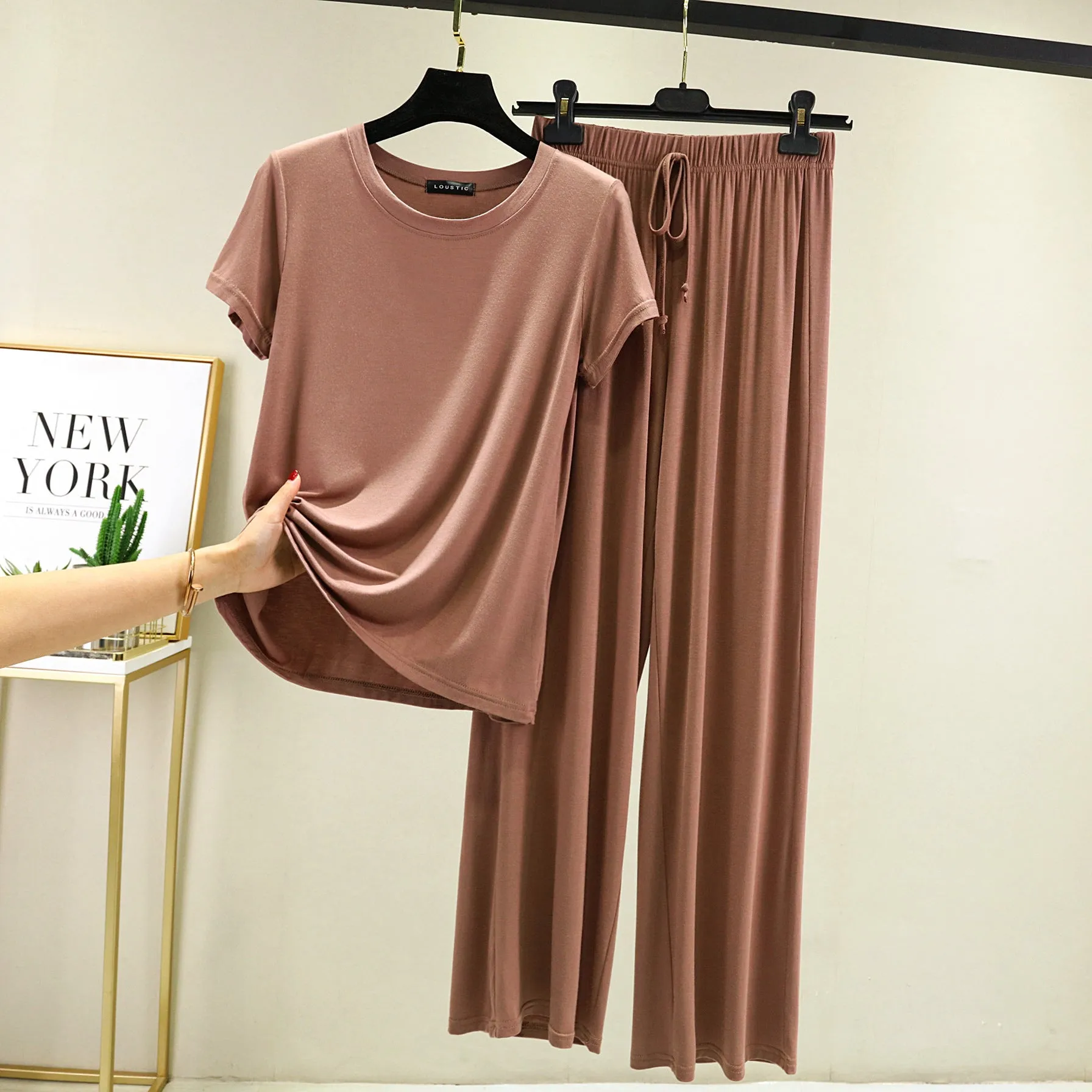 Classic T-Shirt Modal Fabric Pajamas
