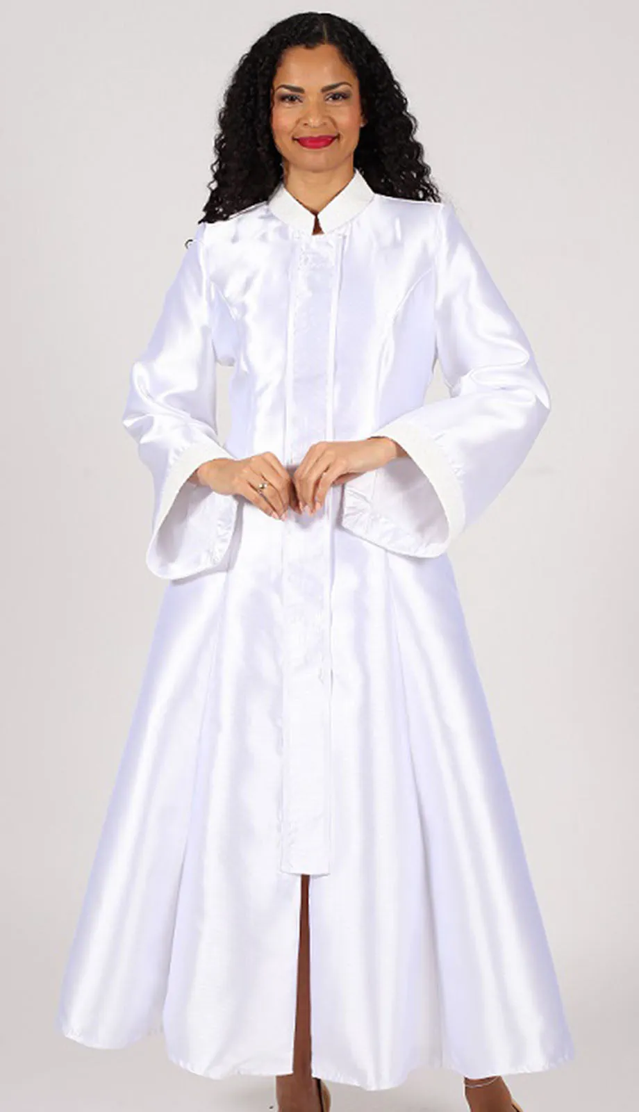 Diana Church Robe 8595-White
