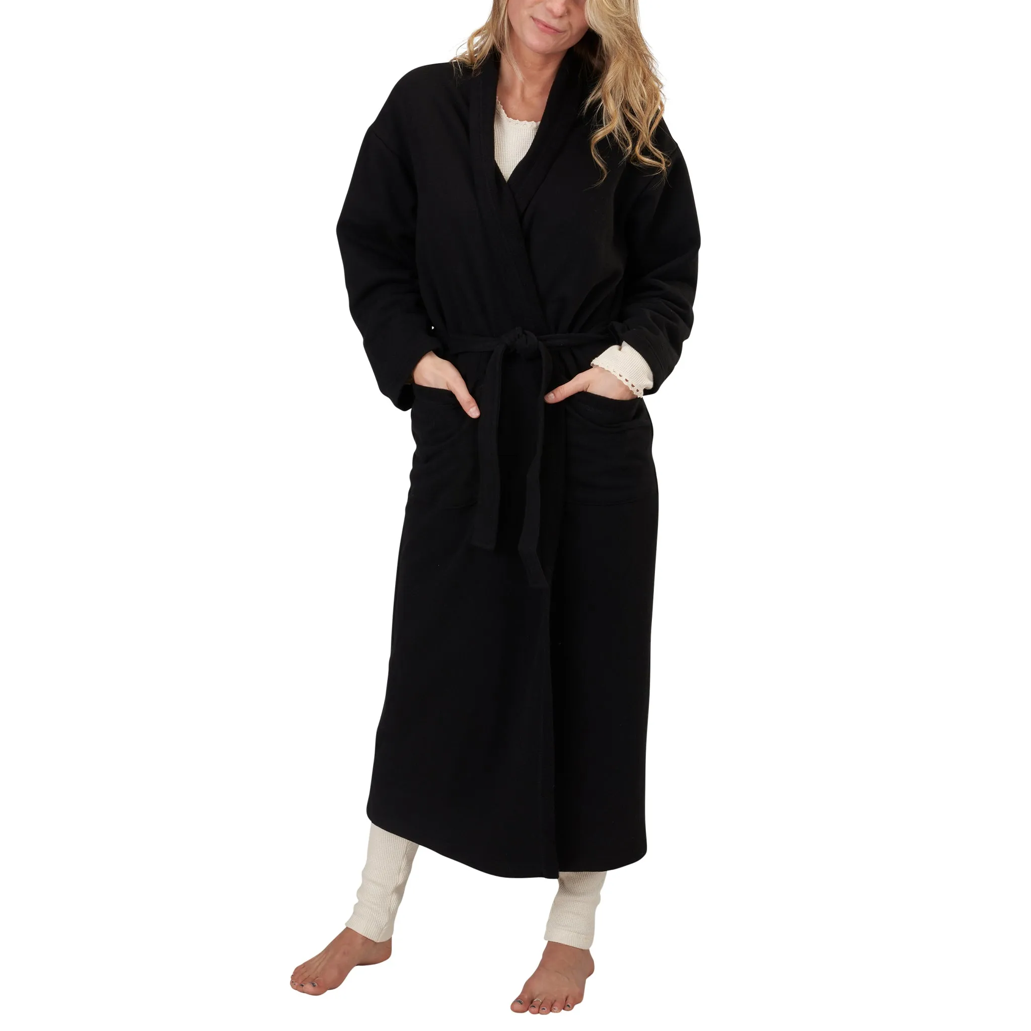 Full-Length Fleece Robe