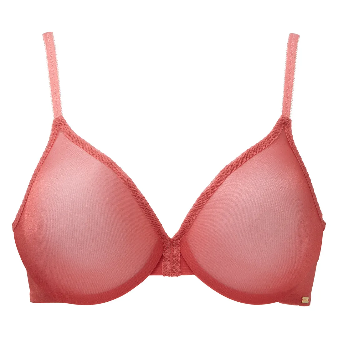 Gossard Glossies Raspberry Sorbet Sheer Molded Bra