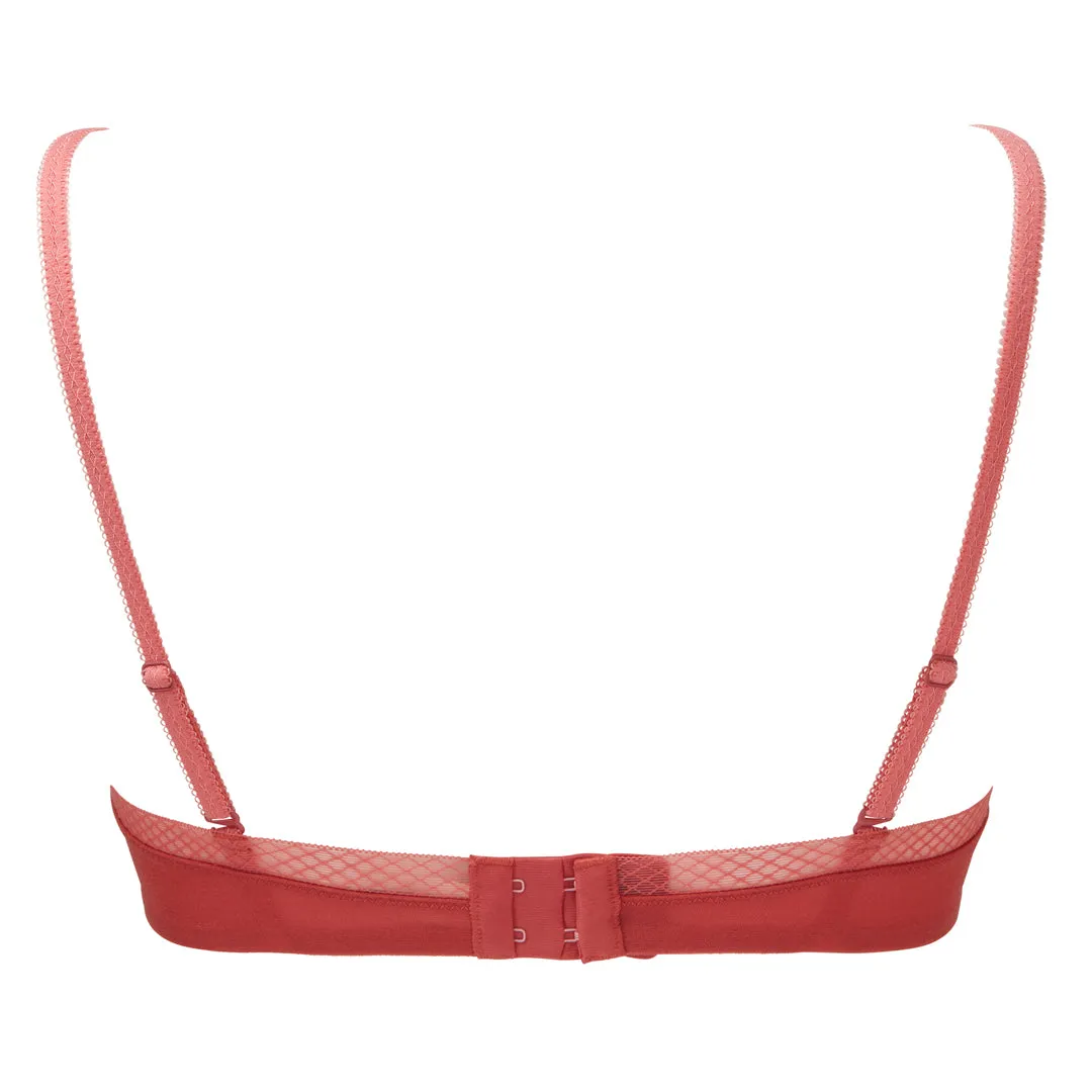 Gossard Glossies Raspberry Sorbet Sheer Molded Bra