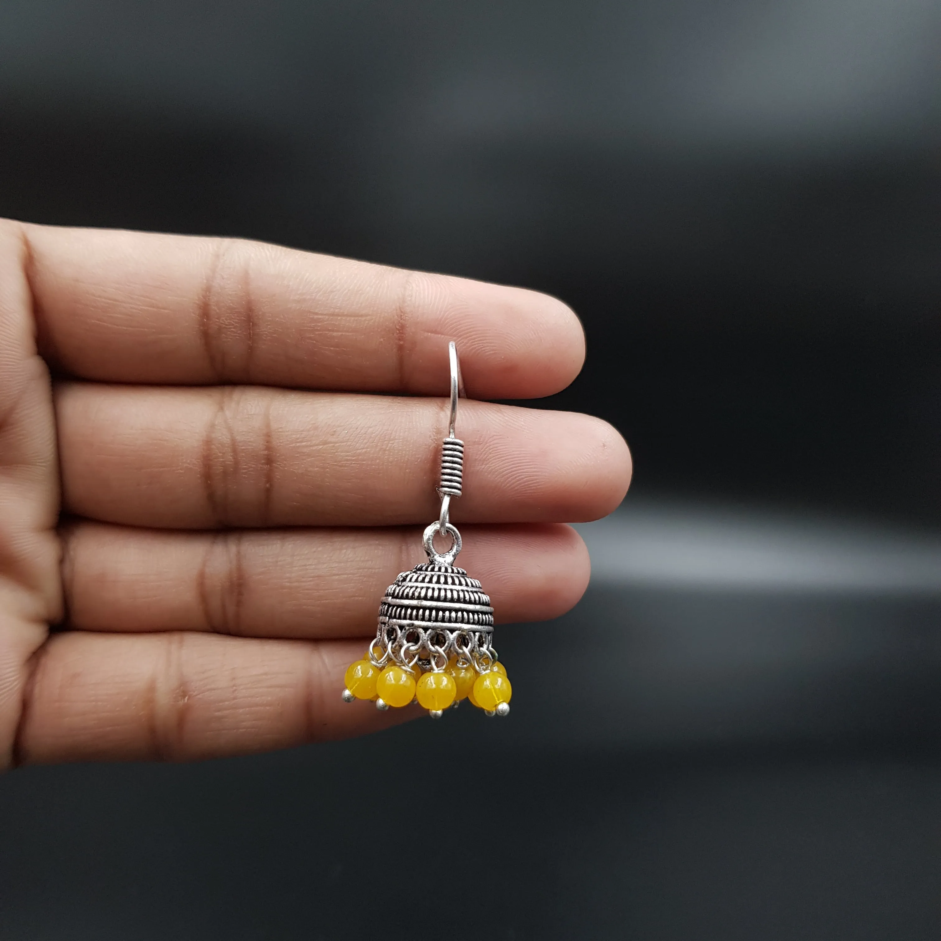 Jhumki Oxidized Earring 11293-28