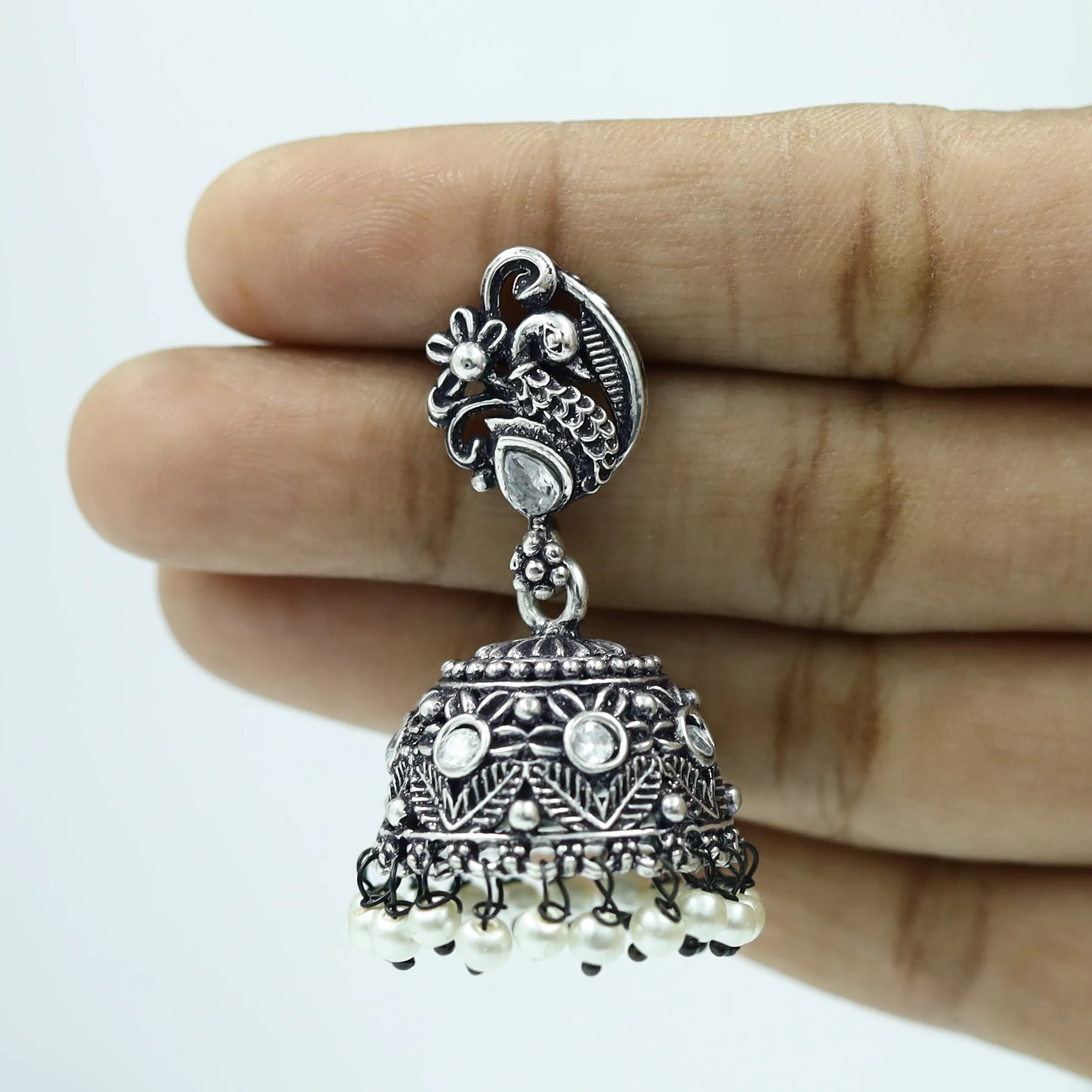 Jhumki Oxidized Earring 11594-81