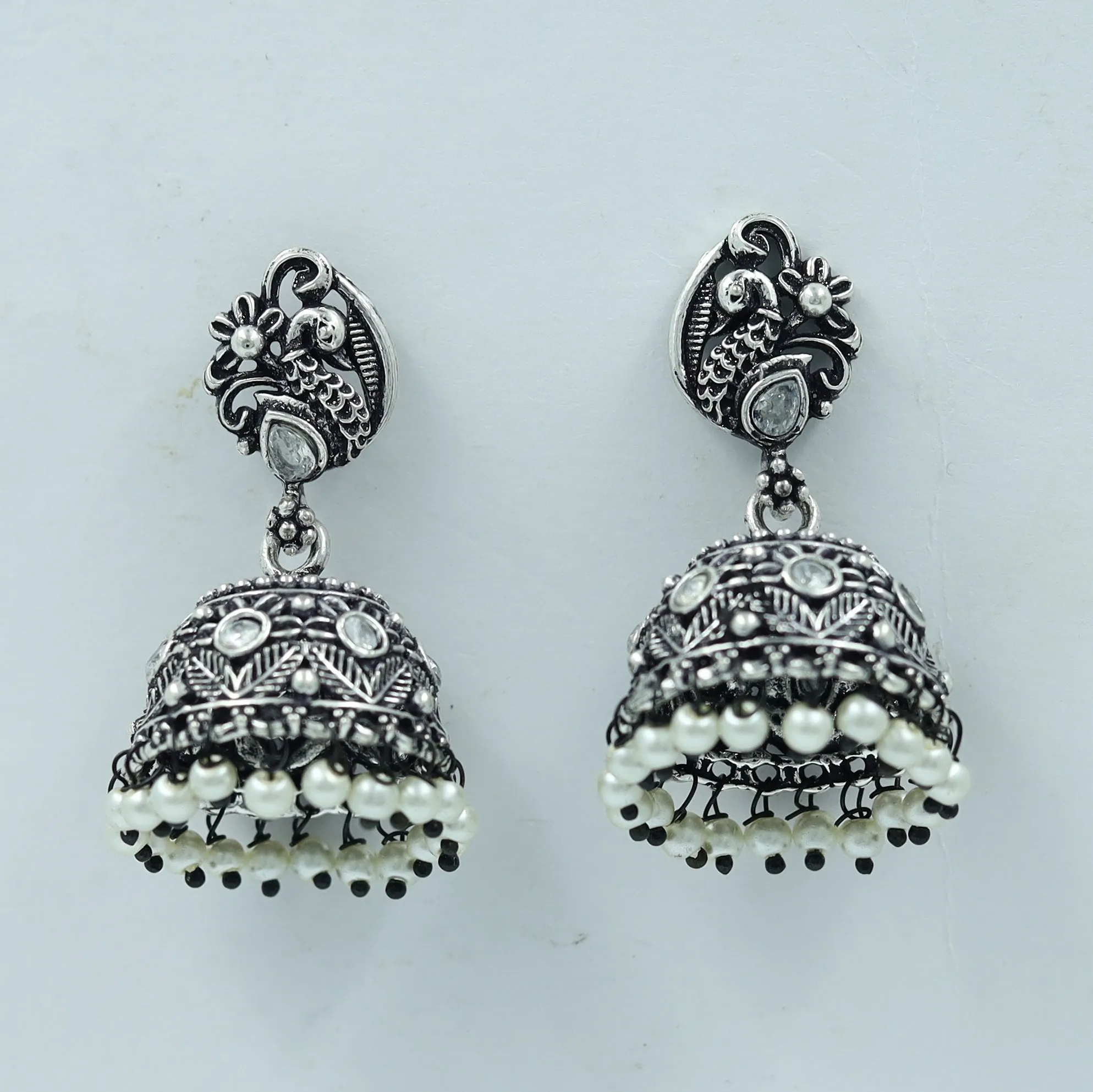 Jhumki Oxidized Earring 11594-81