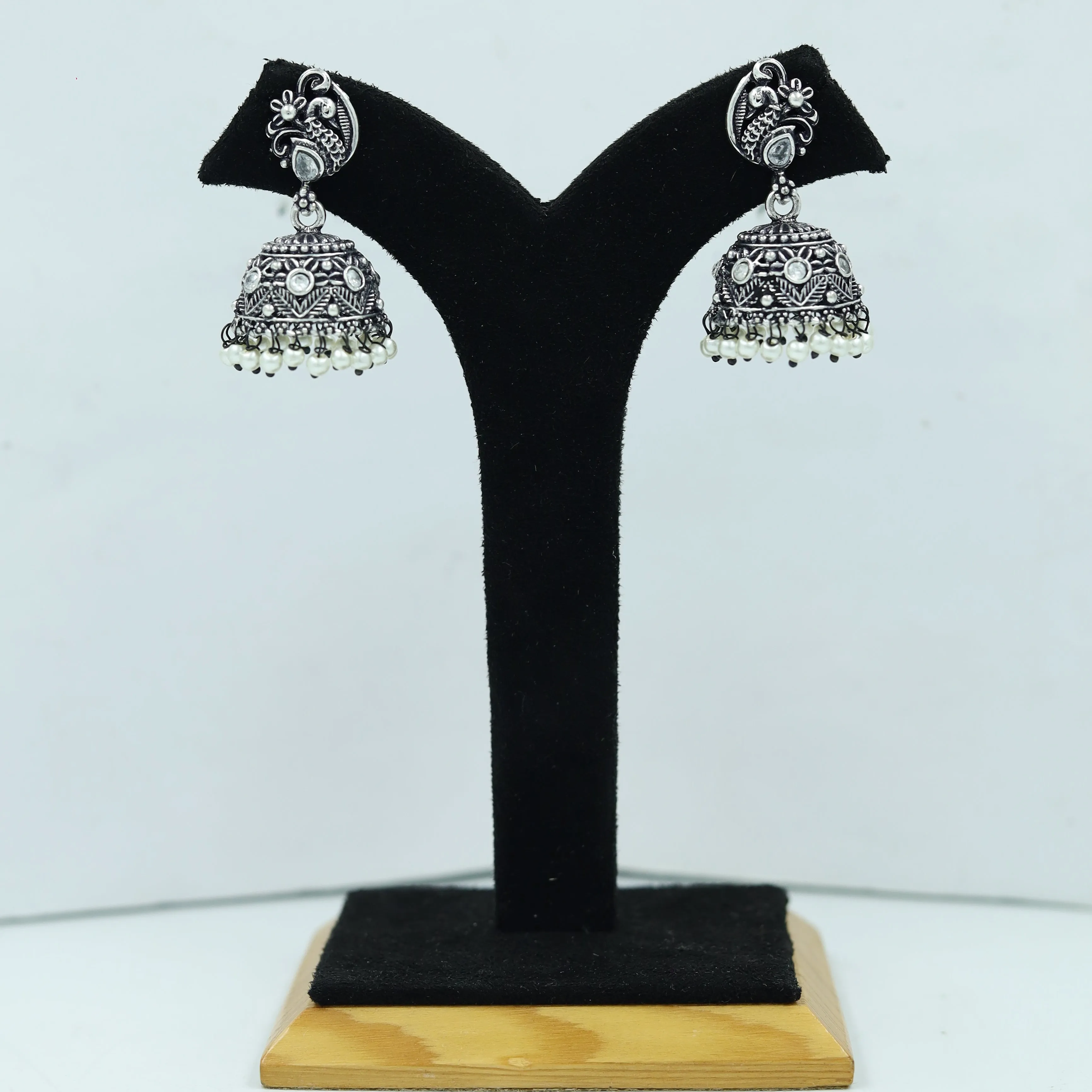 Jhumki Oxidized Earring 11594-81