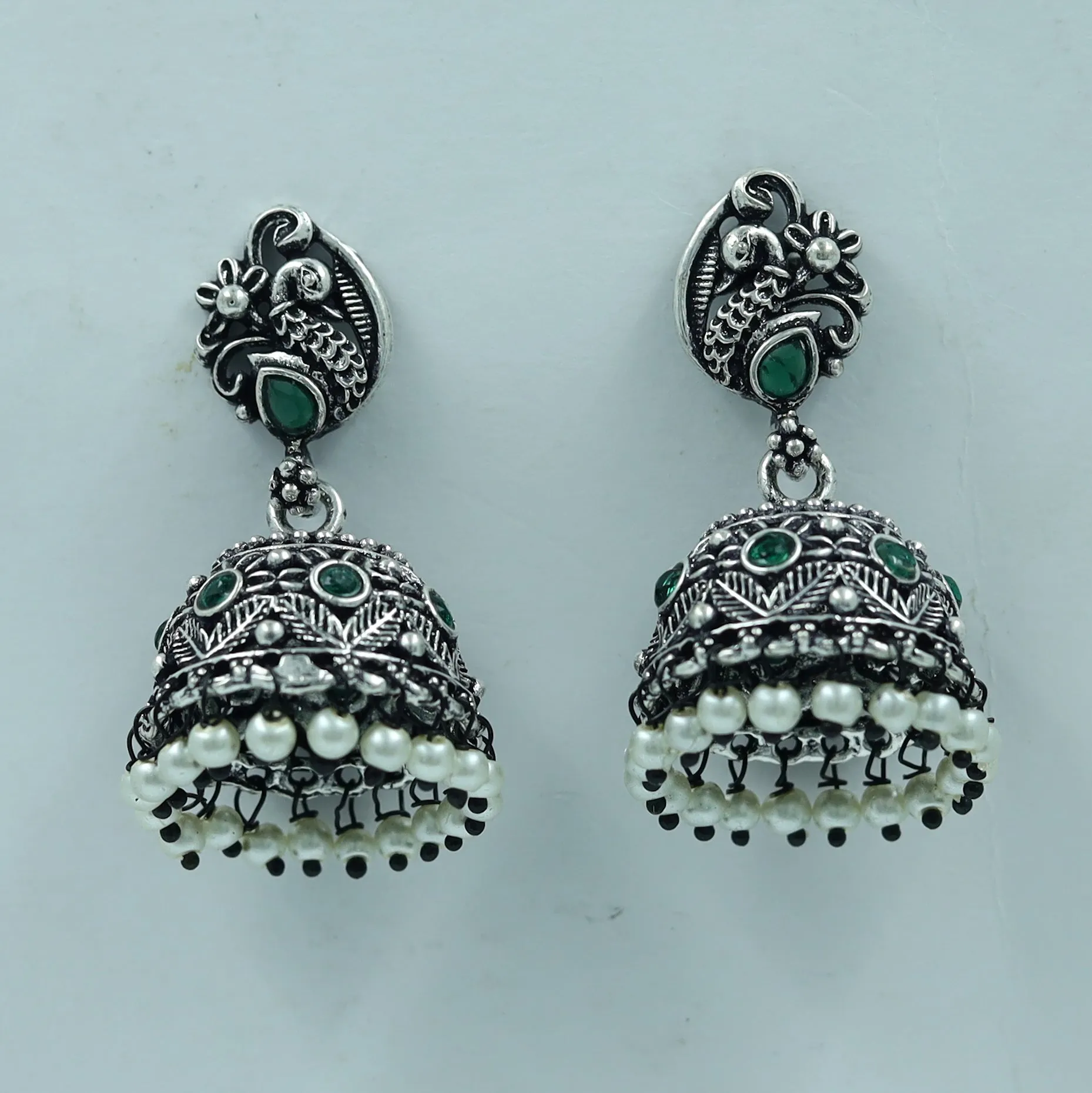 Jhumki Oxidized Earring 11594-81