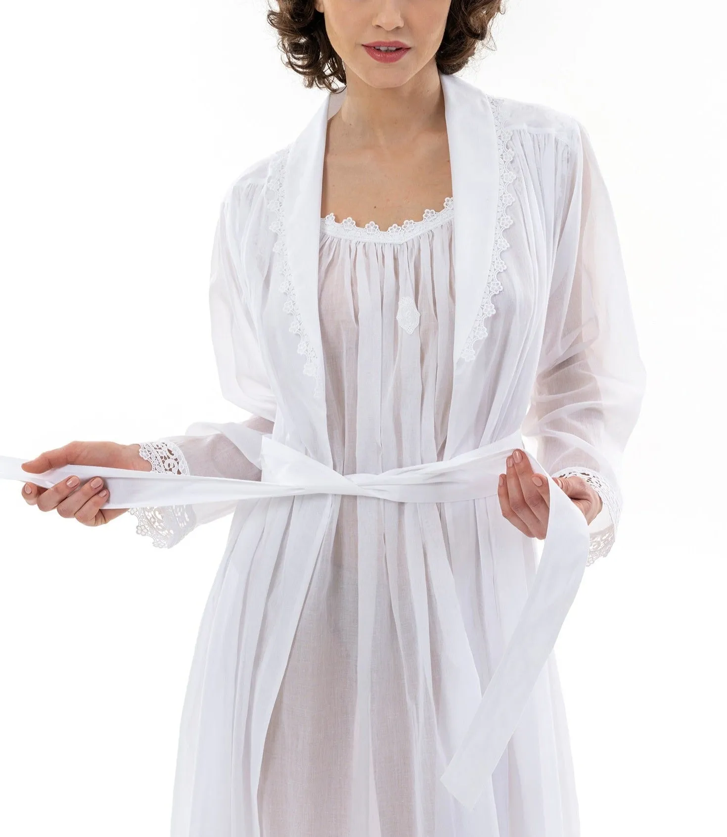 Laura Shawl Collar Dressing Gown (in stock, 3-day dispatch)