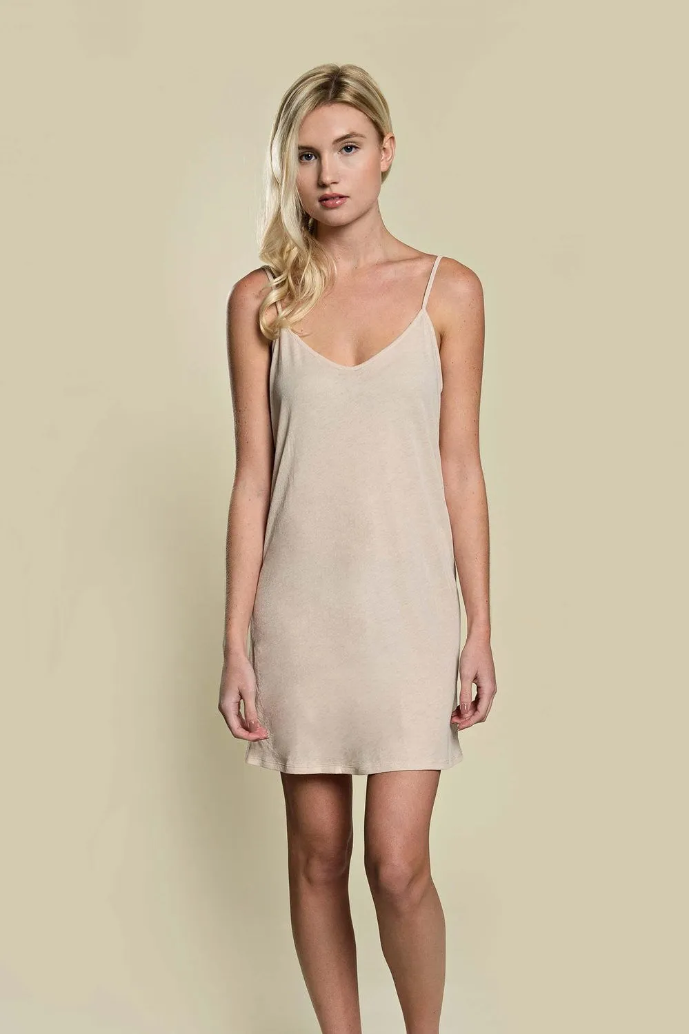 Lounge Pima Cotton Slip In Nude