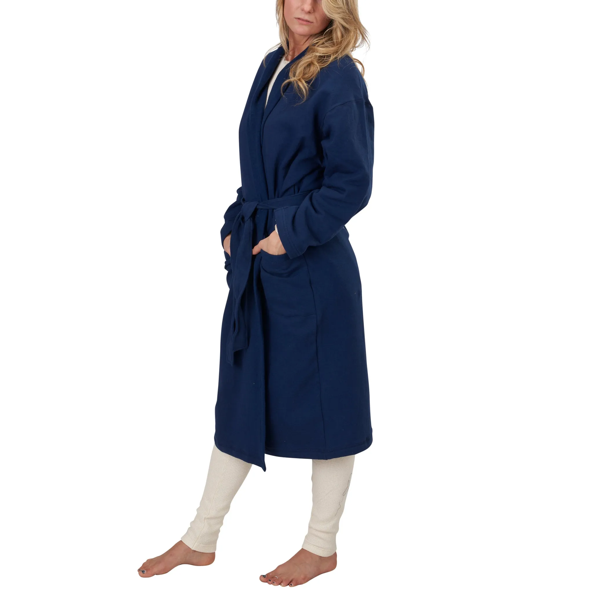 Mid-Length Fleece Robe