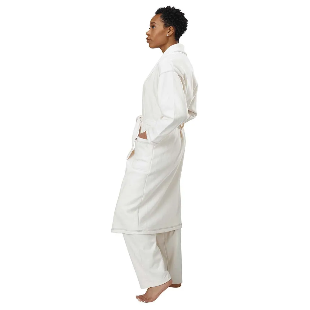 Mid-Length Fleece Robe