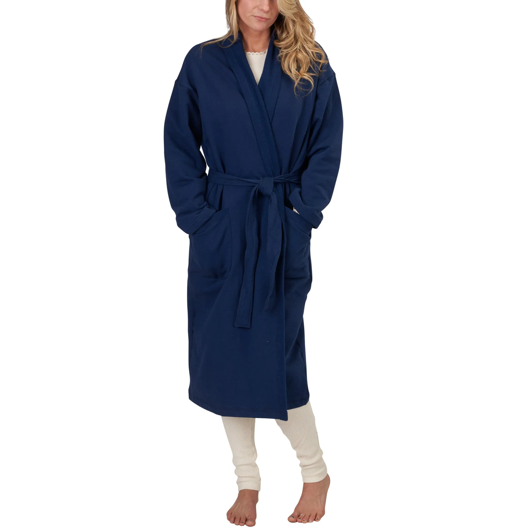 Mid-Length Fleece Robe