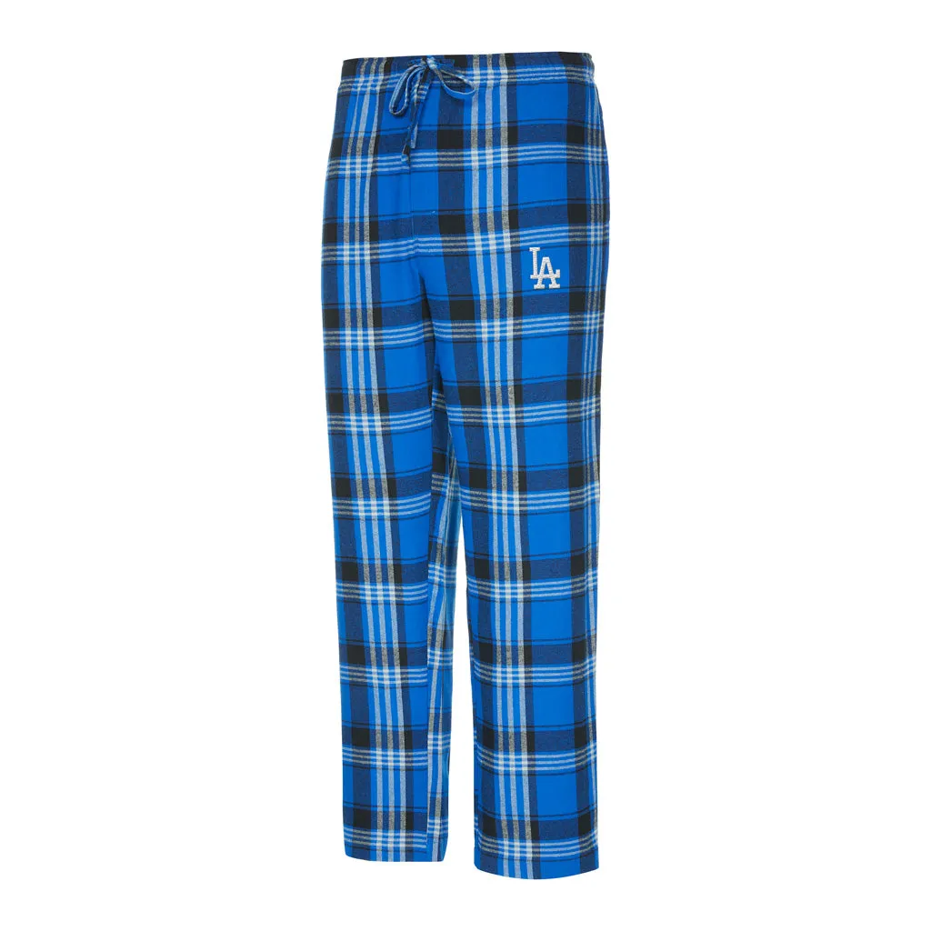 MLB Los Angeles Dodgers College Concepts Region Plaid Sleep Pants