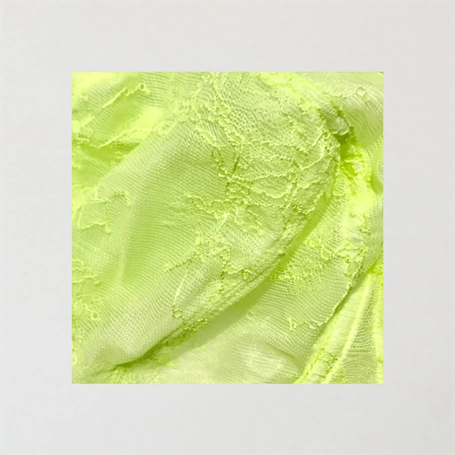 Nightingale Lace Full Brief - Lime Splash