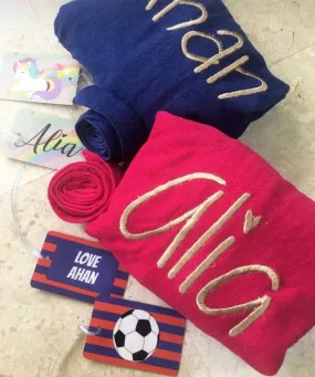 Personalised Kids Bathrobe