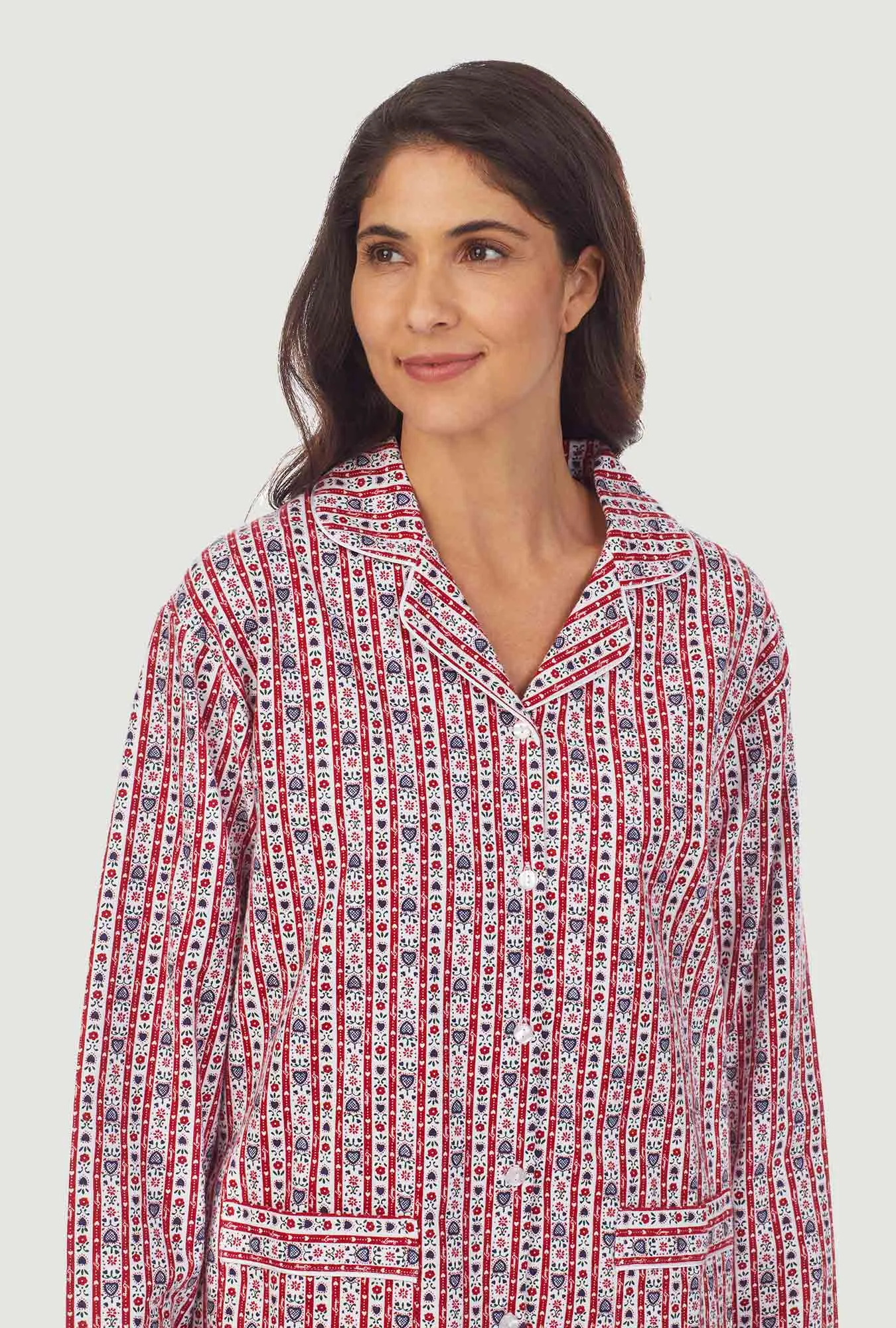 Red Tyrolean Women's Flannel Pajama
