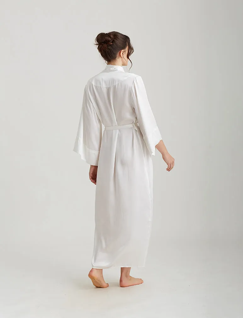 Selena Silk Maxi Robe