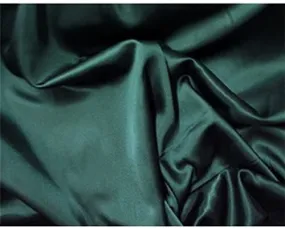 Stretch Imitation Silk Satin Charmeuse - Hunter Green #117, Satin Fabric By The Yard