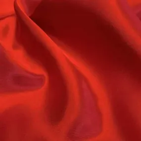 Stretch Imitation Silk Satin Charmeuse - Red #46 - Satin Fabric By The Yard