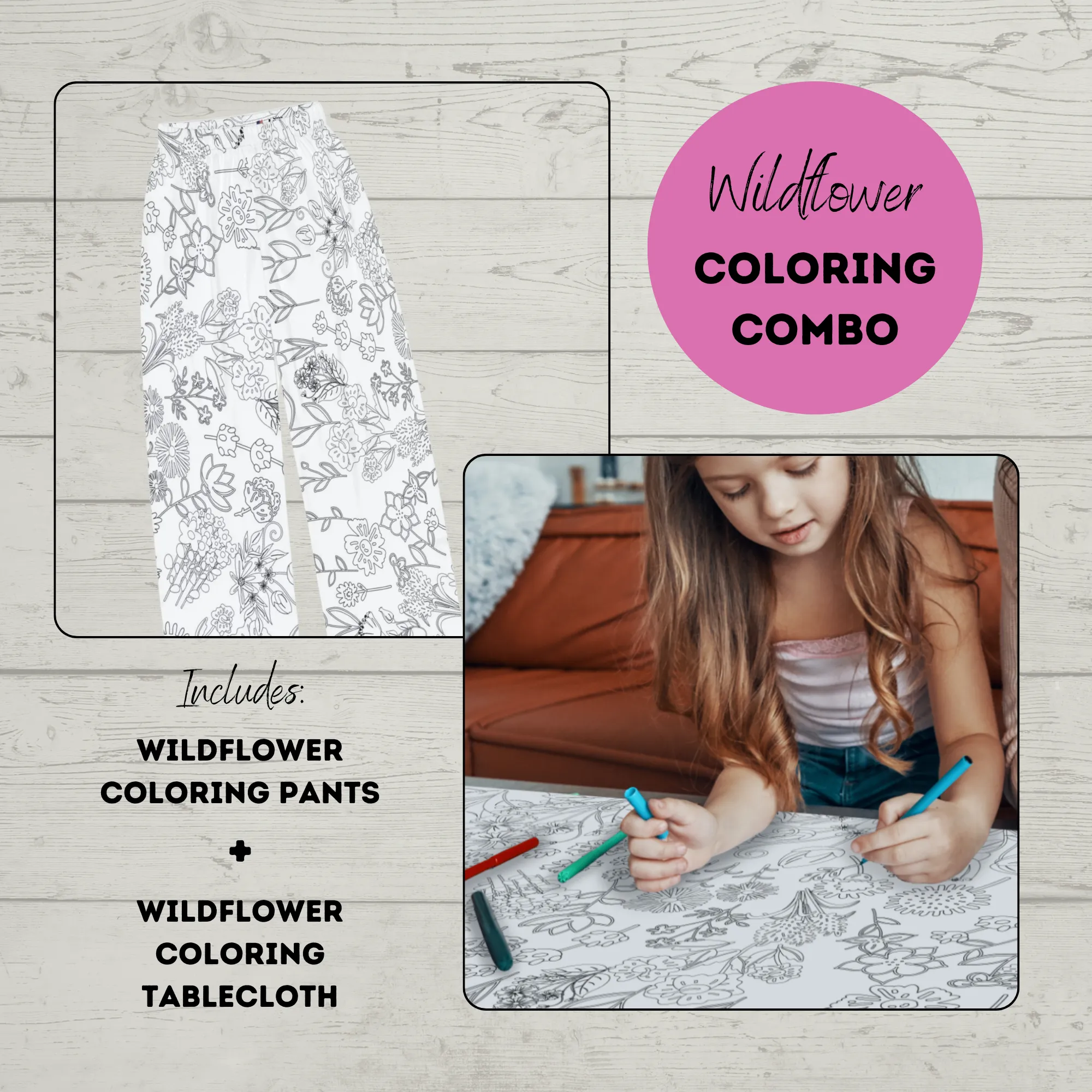Wildflower Coloring Combo
